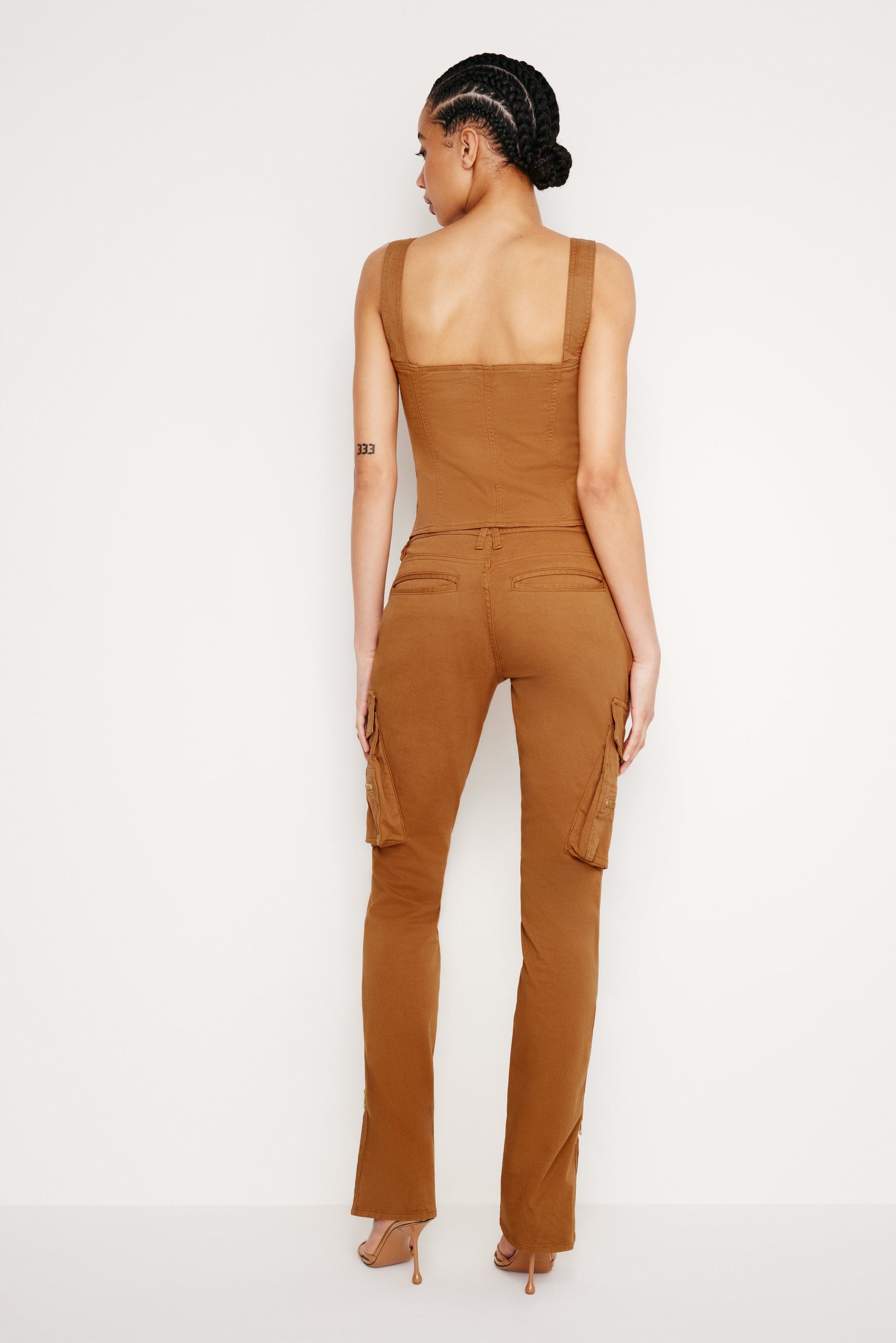 TWILL SKINNY CARGO PANTS | CANYON003 - Image 8