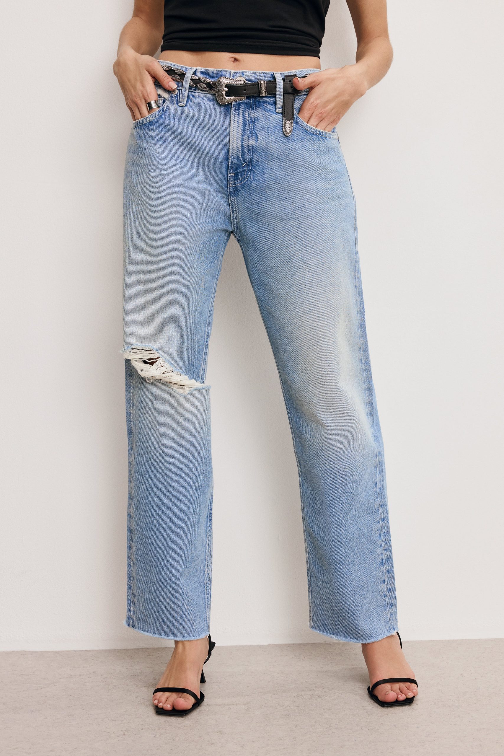 GOOD RELAXED STRAIGHT JEANS | INDIGO887 - Image 2