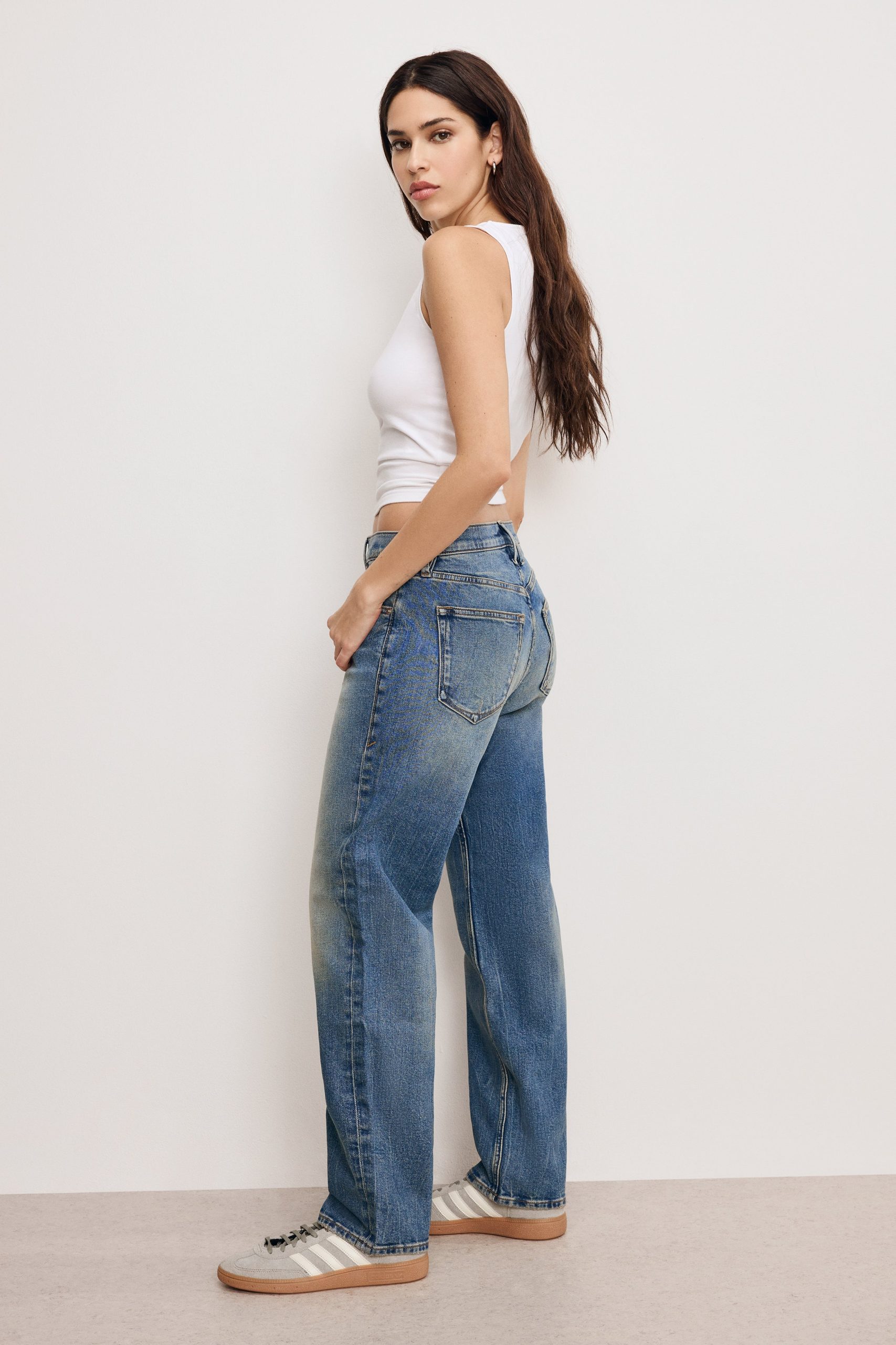 GOOD RELAXED STRAIGHT JEANS | INDIGO868 - Image 5