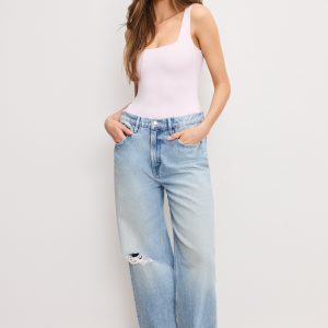 SCULPTING MODERN TANK BODYSUIT | COTTON CANDY PINK003
