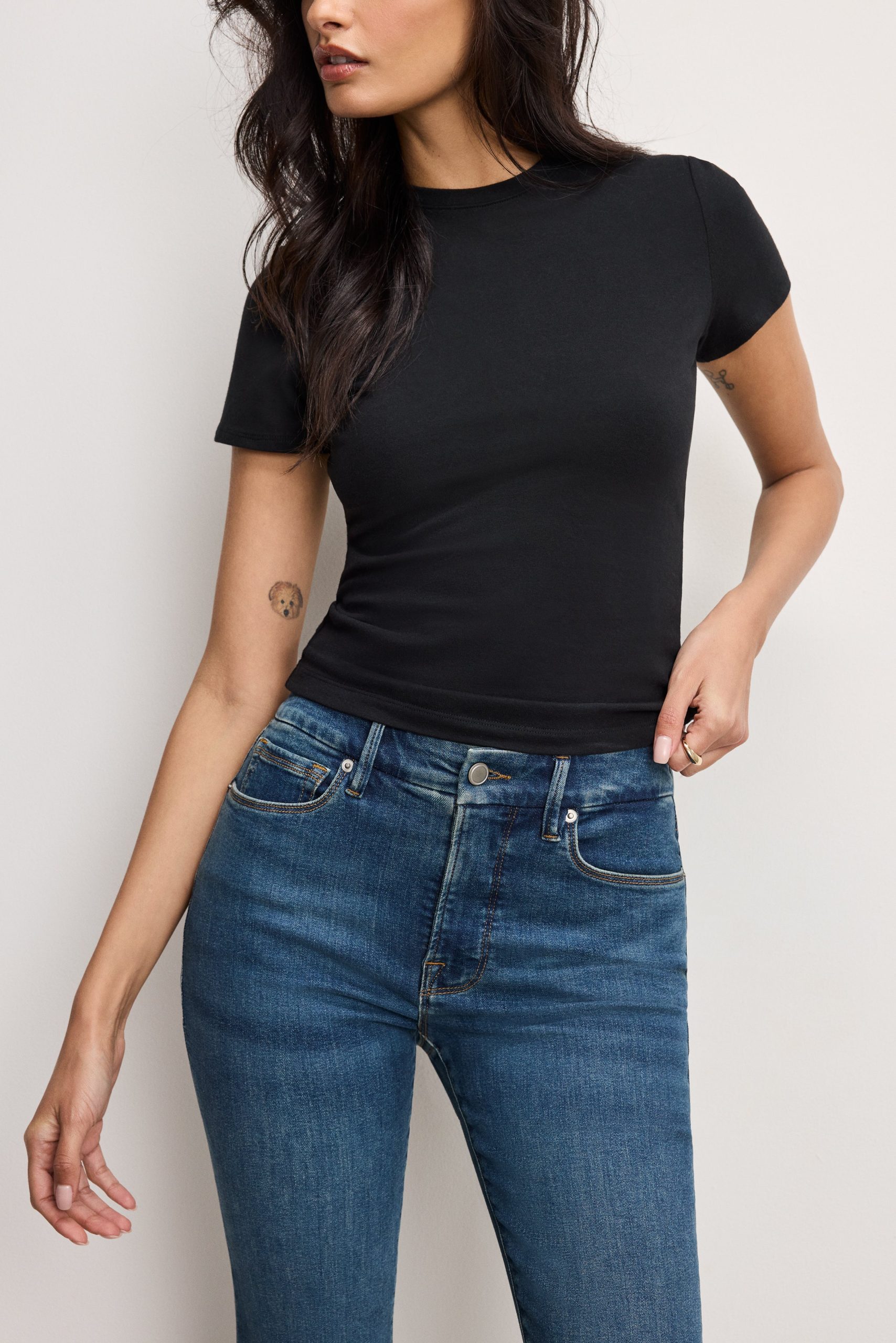 GOOD LEGS FLARE JEANS LONG | BLUE004 - Image 5