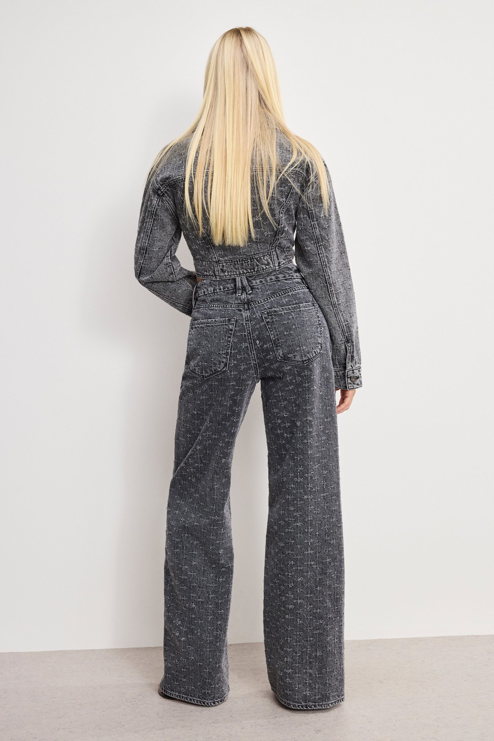 DOLLY JOLEANS CRYSTAL RELAXED JEANS | BLACK415 - Image 5