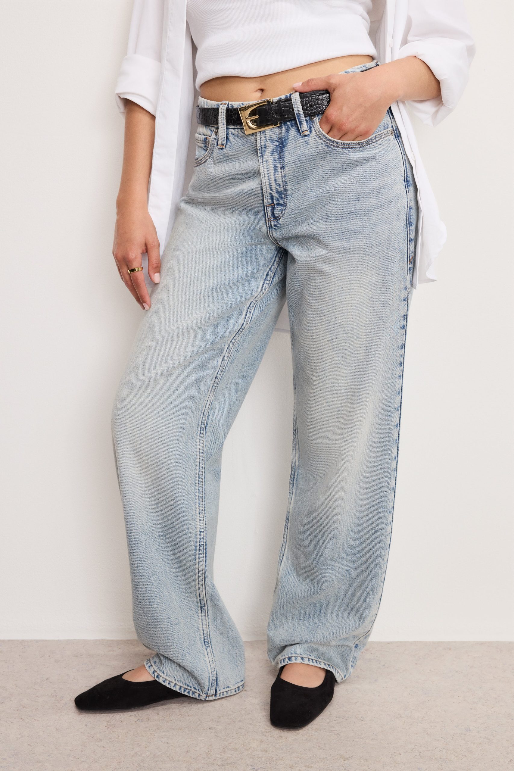 GOOD PETITE 90s RELAXED JEANS | INDIGO1075 - Image 2