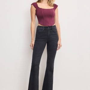 DOLLY JOLEANS FLARE JEANS | BLACK391