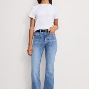 GOOD LEGS FLARE JEANS | INDIGO1149