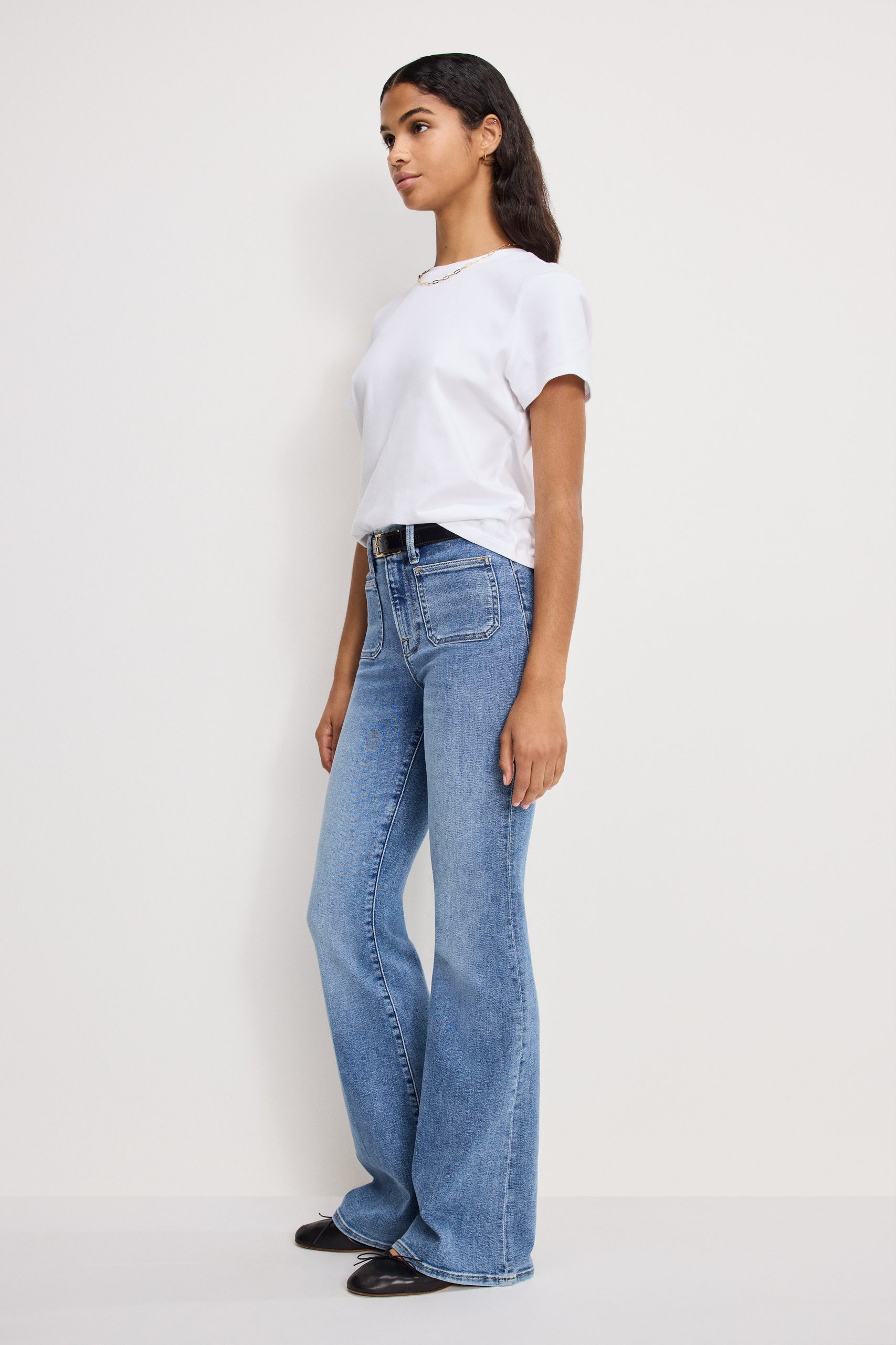 GOOD LEGS FLARE JEANS | INDIGO1149 - Image 2