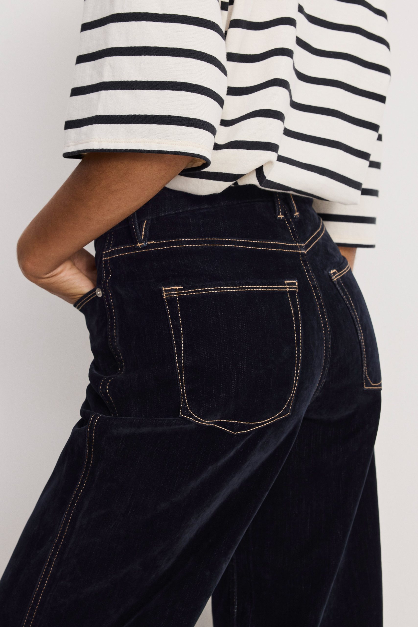 GOOD SKATE FLOCKED DENIM JEANS | INDIGO939 - Image 4