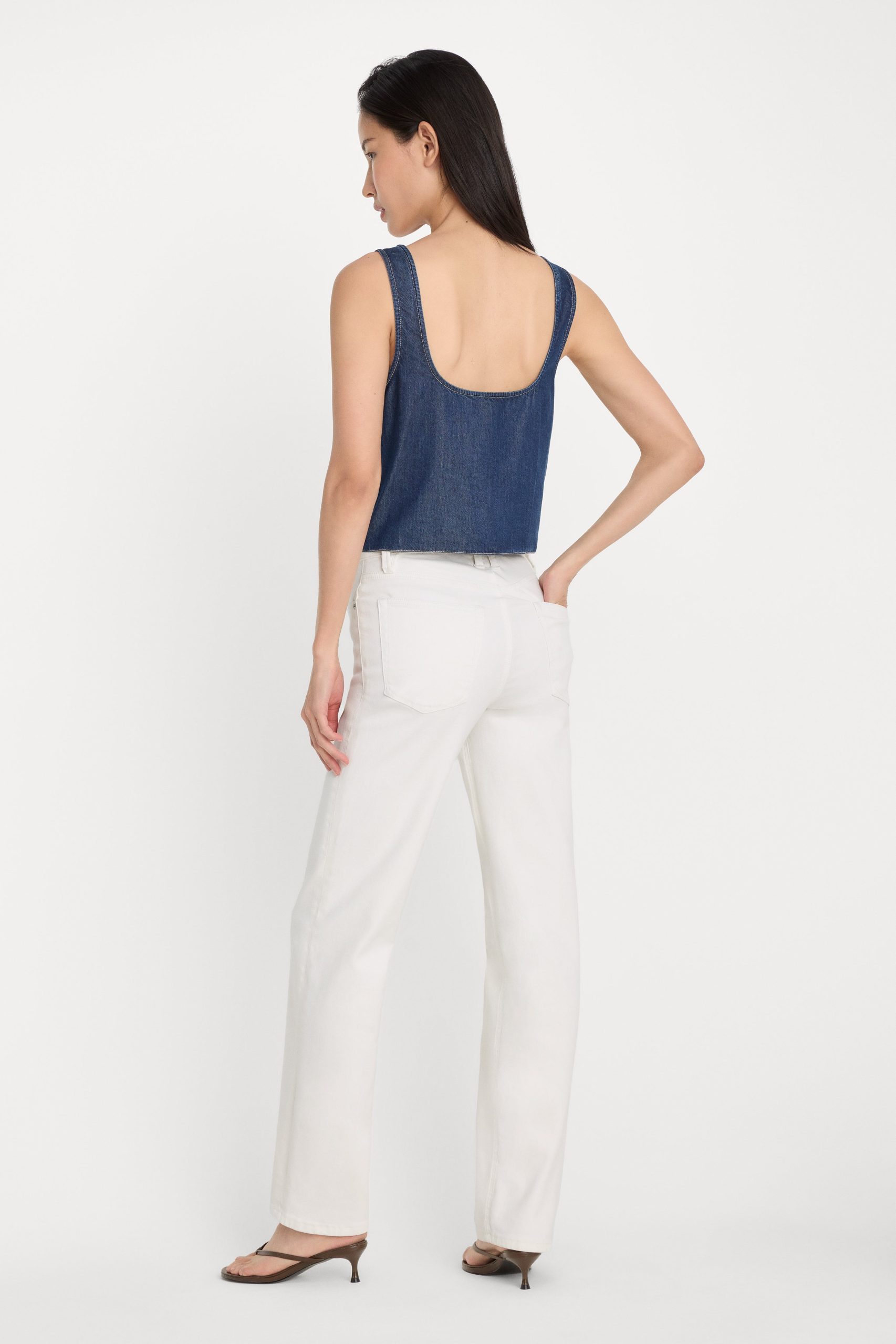 GOOD TRUE STRAIGHT JEANS | WHITE001 - Image 5