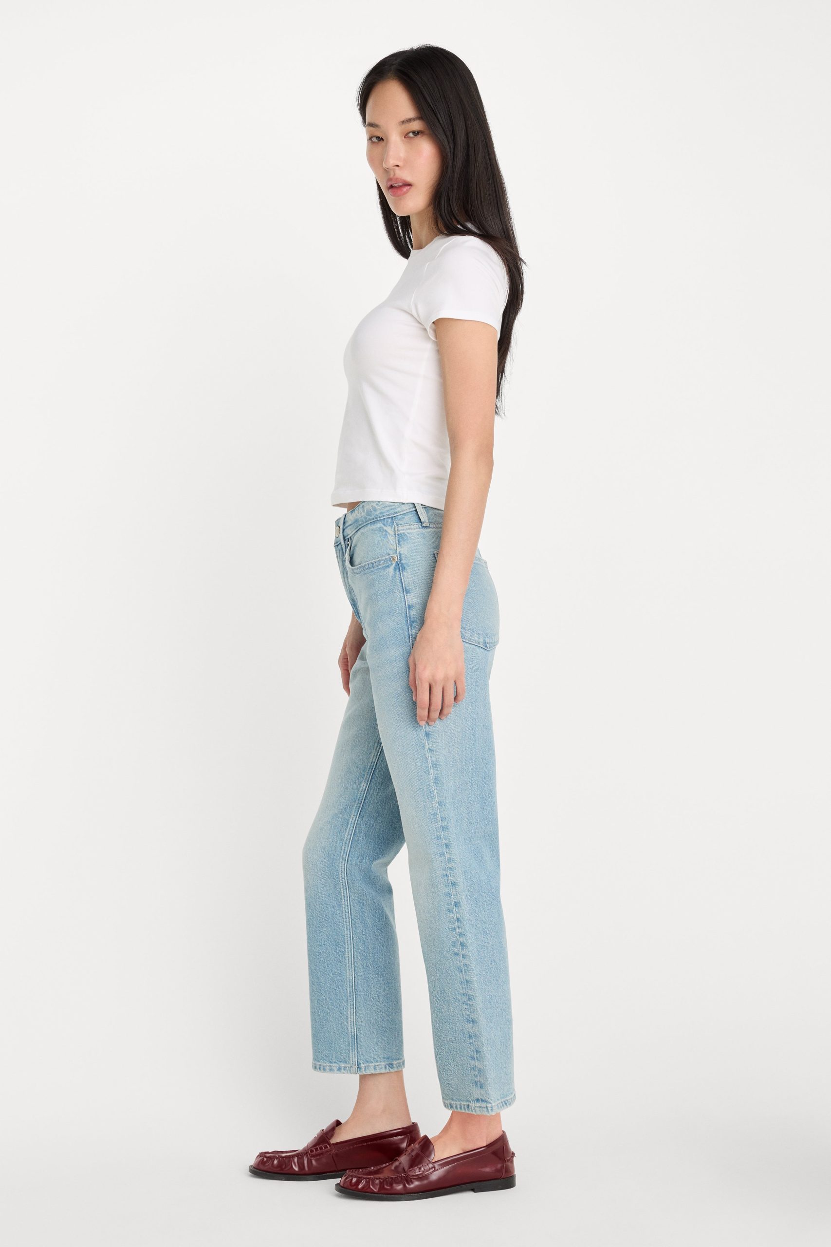GOOD ICON STRAIGHT ANKLE JEANS | INDIGO1137 - Image 3