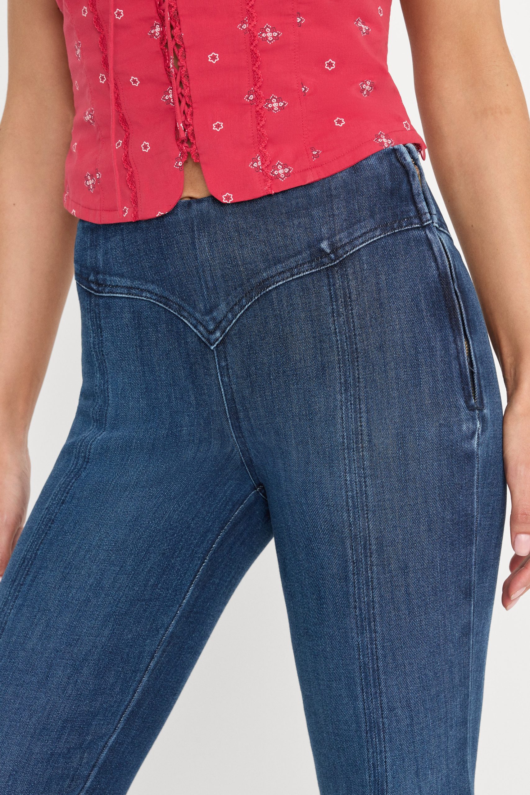 DOLLY JOLEANS EXTREME FLARE JEANS | INDIGO1196 - Image 4