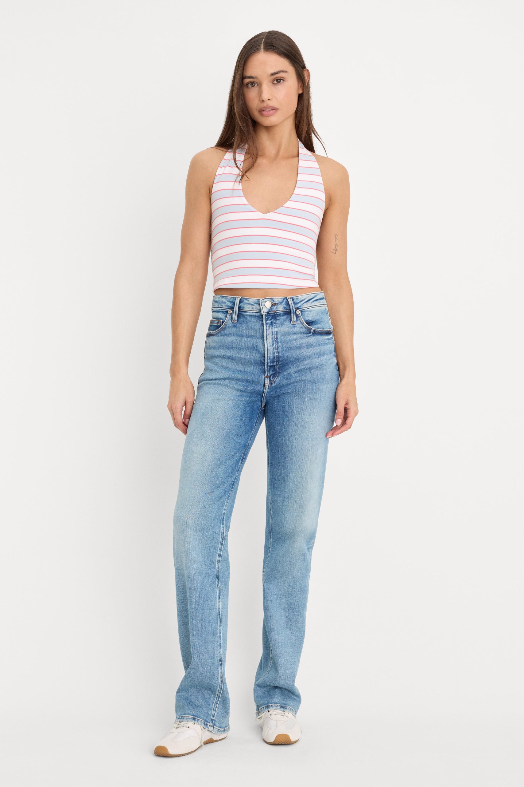 THE HALTER TANK | SKY STRIPE - Image 4