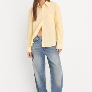 POPLIN CLASSIC BOXY SHIRT | BUTTERBEAM STRIPE