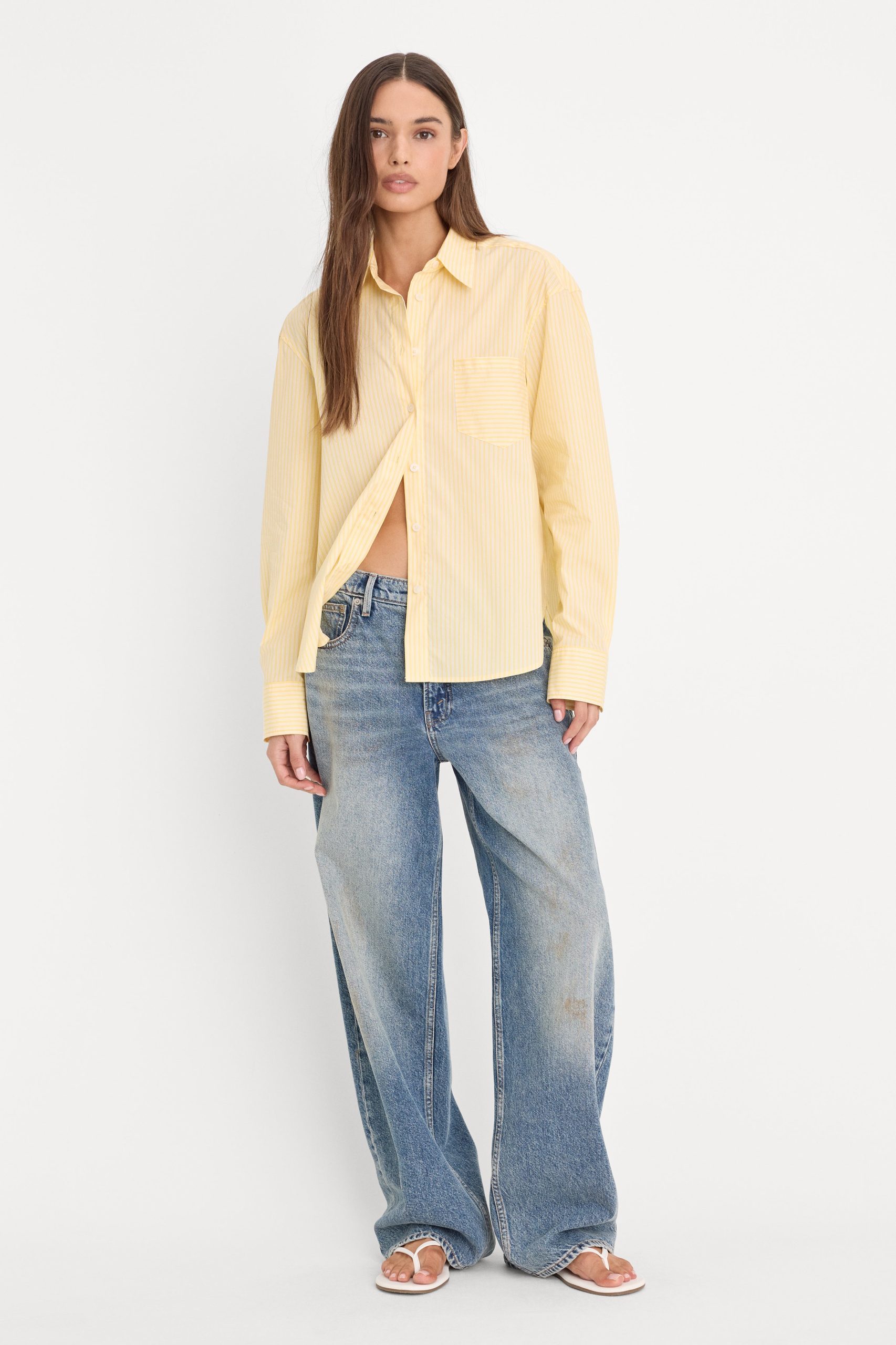 POPLIN CLASSIC BOXY SHIRT | BUTTERBEAM STRIPE