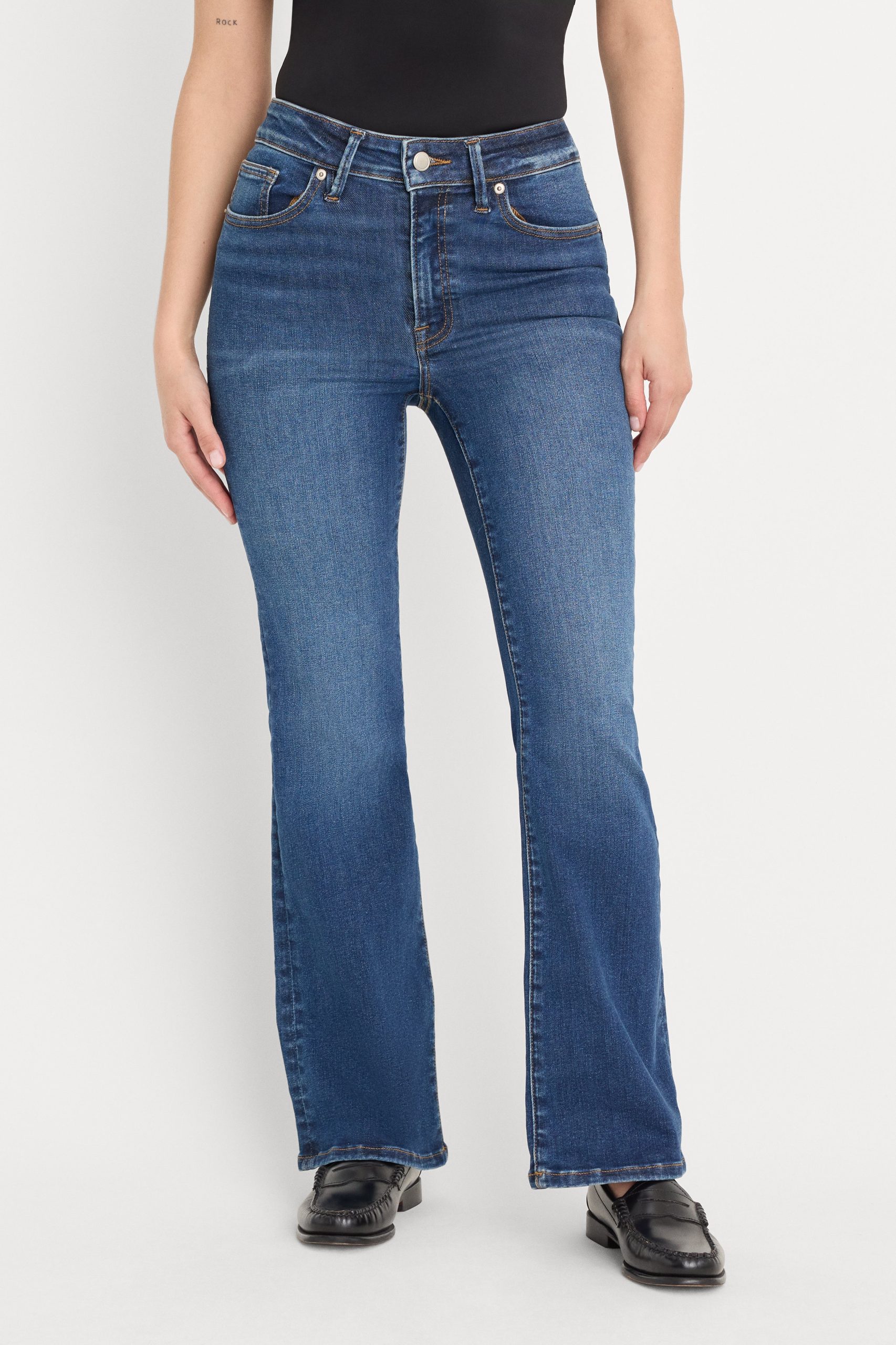 ALWAYS FITS GOOD PETITE BOOTCUT JEANS | INDIGO446 - Image 2
