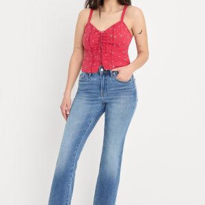DOLLY JOLEANS PETITE STRAIGHT JEANS | INDIGO1194