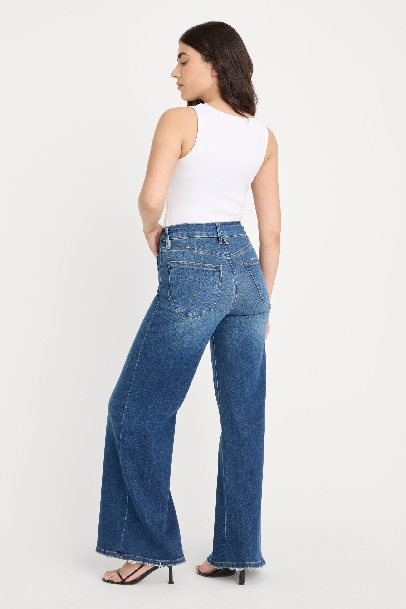 SOFT TECH GOOD PETITE PALAZZO JEANS|INDIGO511 - Image 5