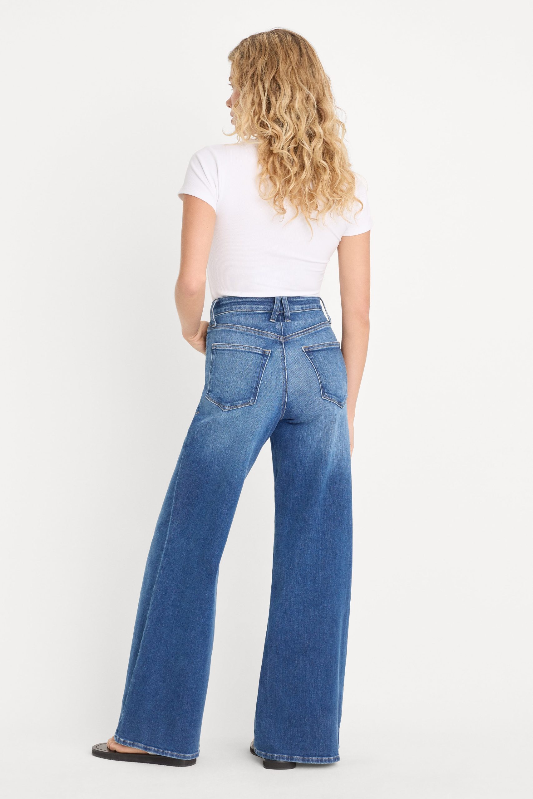 SOFT TECH GOOD PETITE PALAZZO JEANS | INDIGO1233 - Image 5