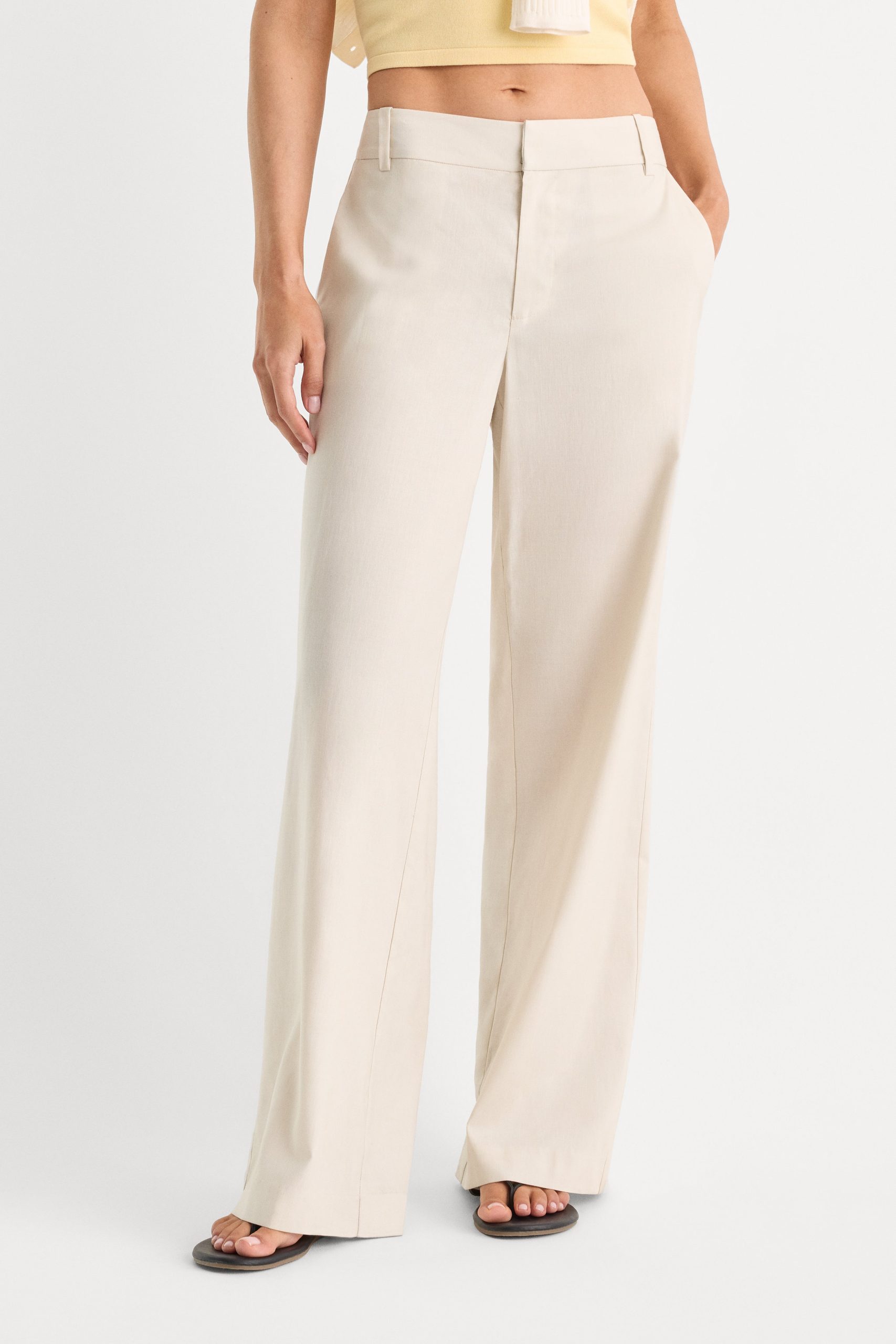 THE WIDE LEG LINEN TROUSER | LINO - Image 2