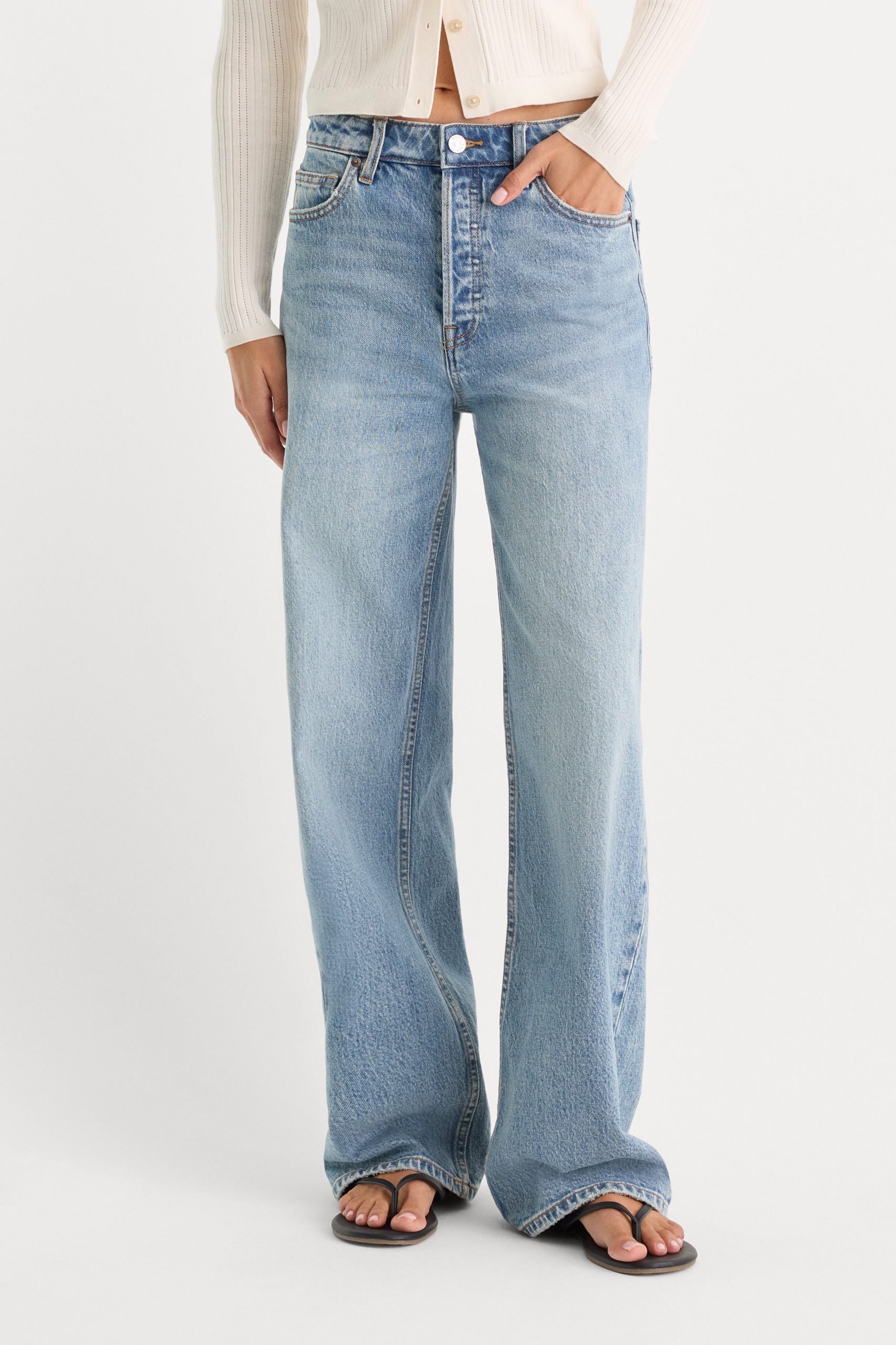 VINTAGE WIDE JEANS | INDIGO1242 - Image 2