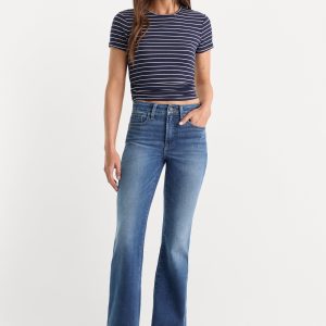 SOFT TECH GOOD LEGS FLARE JEANS | INDIGO1233