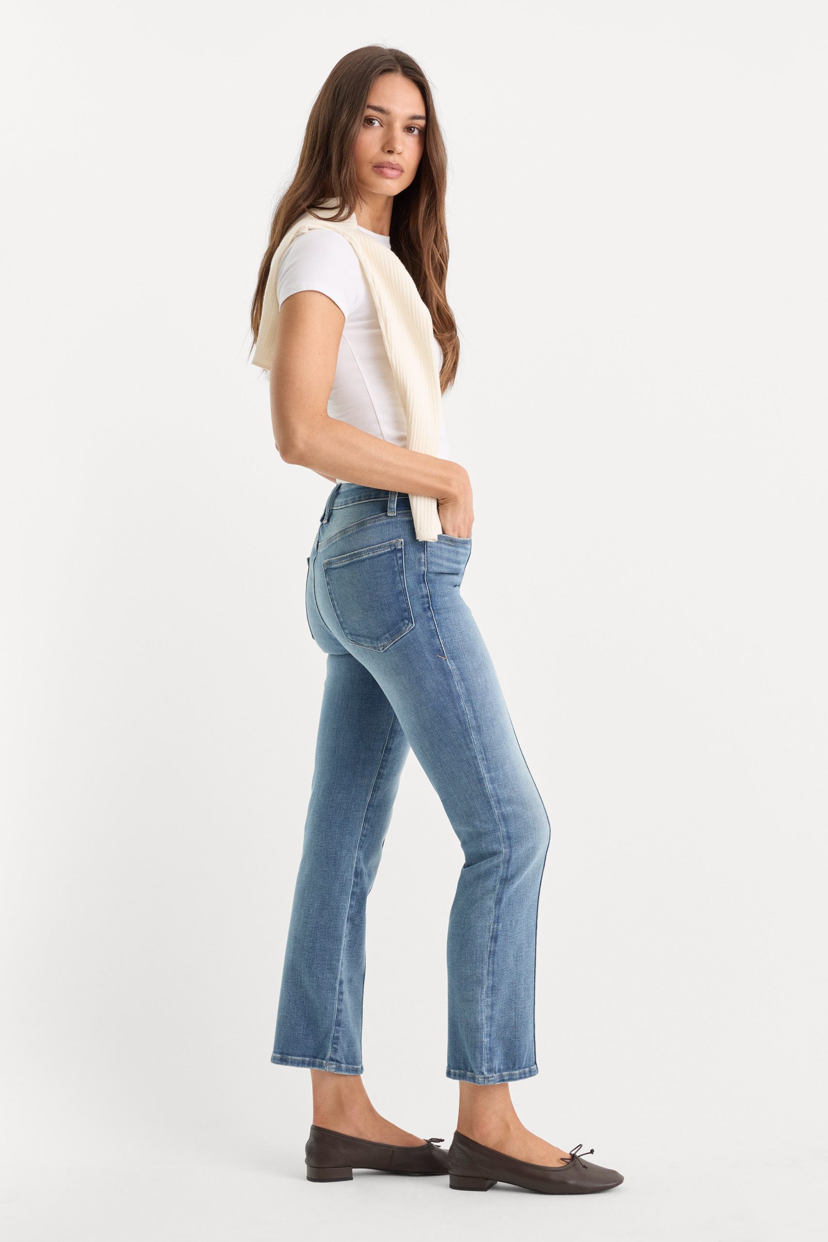 SOFT TECH GOOD LEGS STRAIGHT JEANS | INDIGO1238 - Image 3