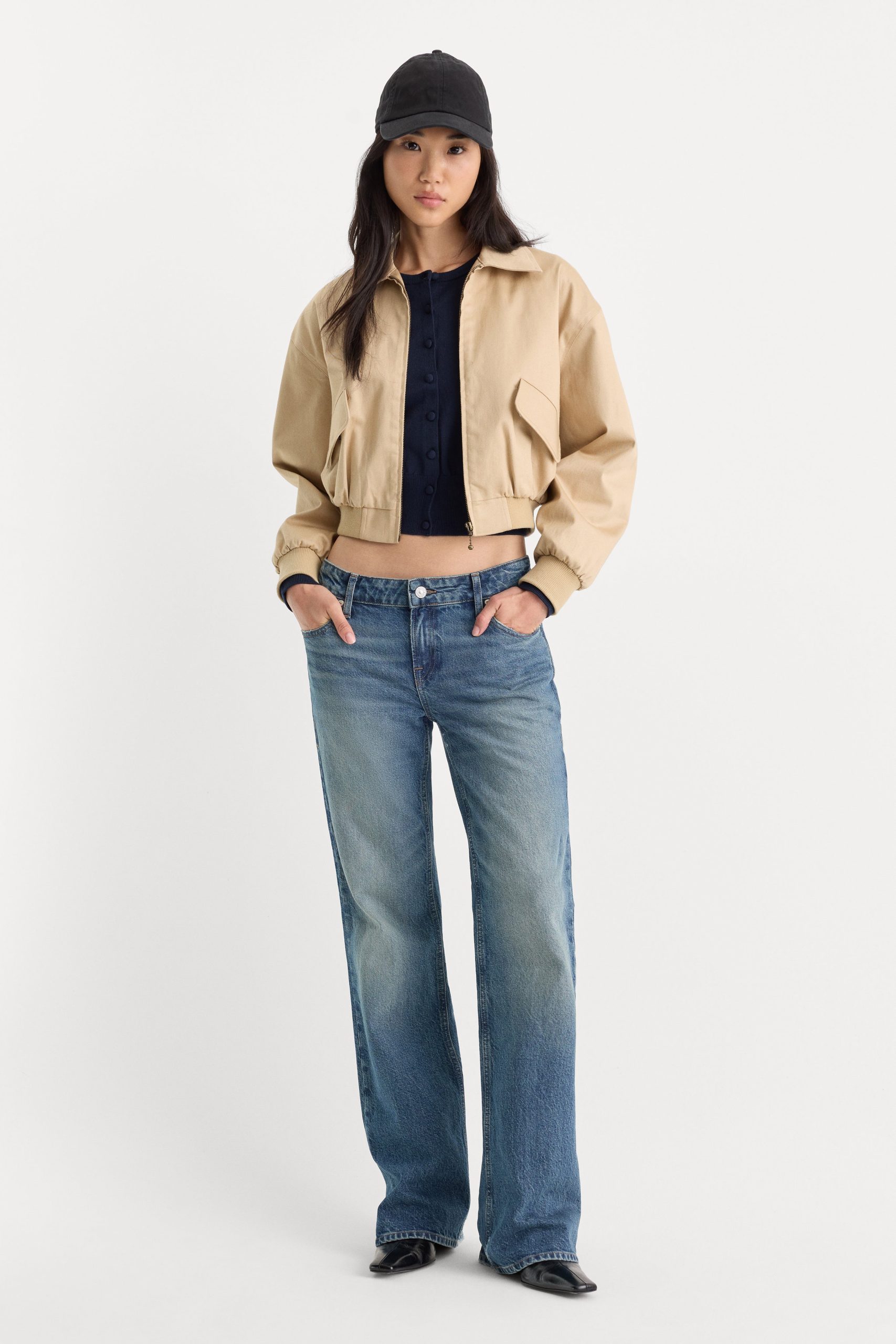 VINTAGE LOW RISE BOOTCUT JEANS | INDIGO1282 - Image 2