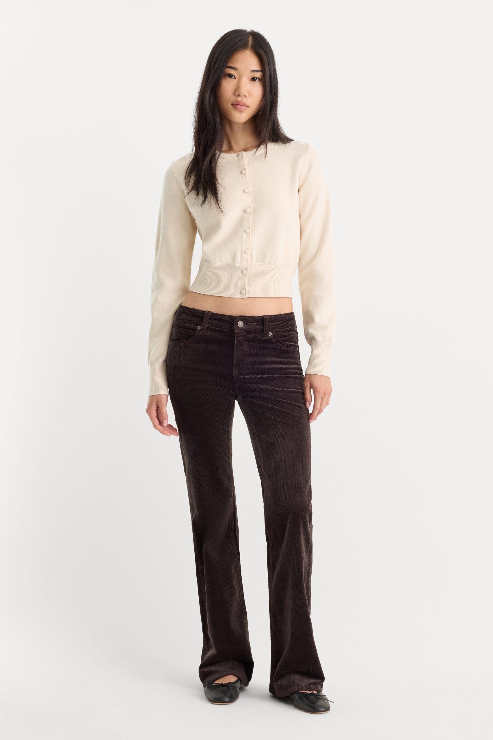 THE FINE KNIT CARDIGAN | PEARL - Image 3