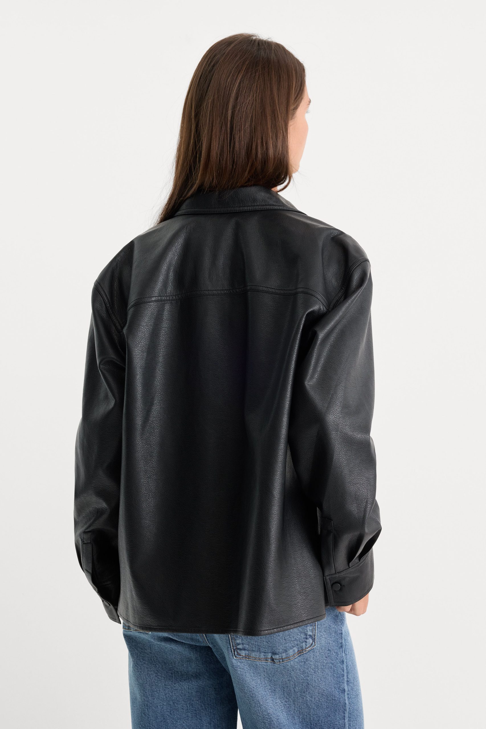 THE BETTER THAN LEATHER CLASSIC SHIRT | BLACK001 - Image 4