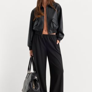 THE PULL ON TROUSER | BLACK001