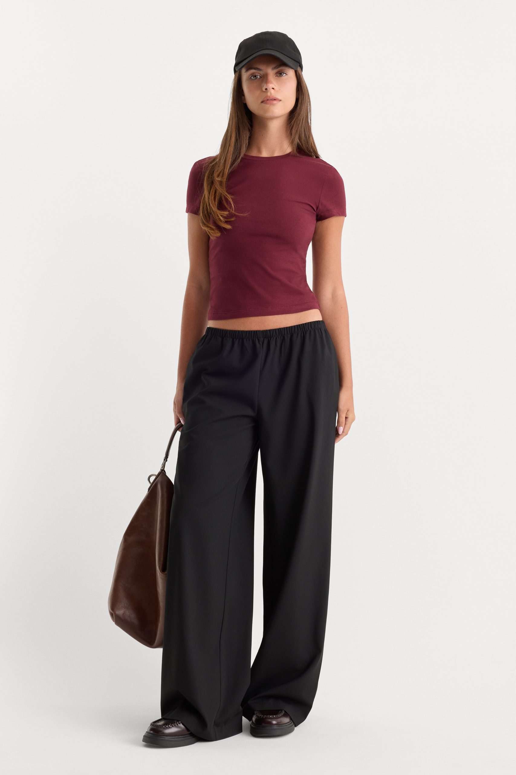THE BABY TEE | BERRY NOIR - Image 3