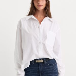 THE POPLIN EASY SHIRT | WHITE
