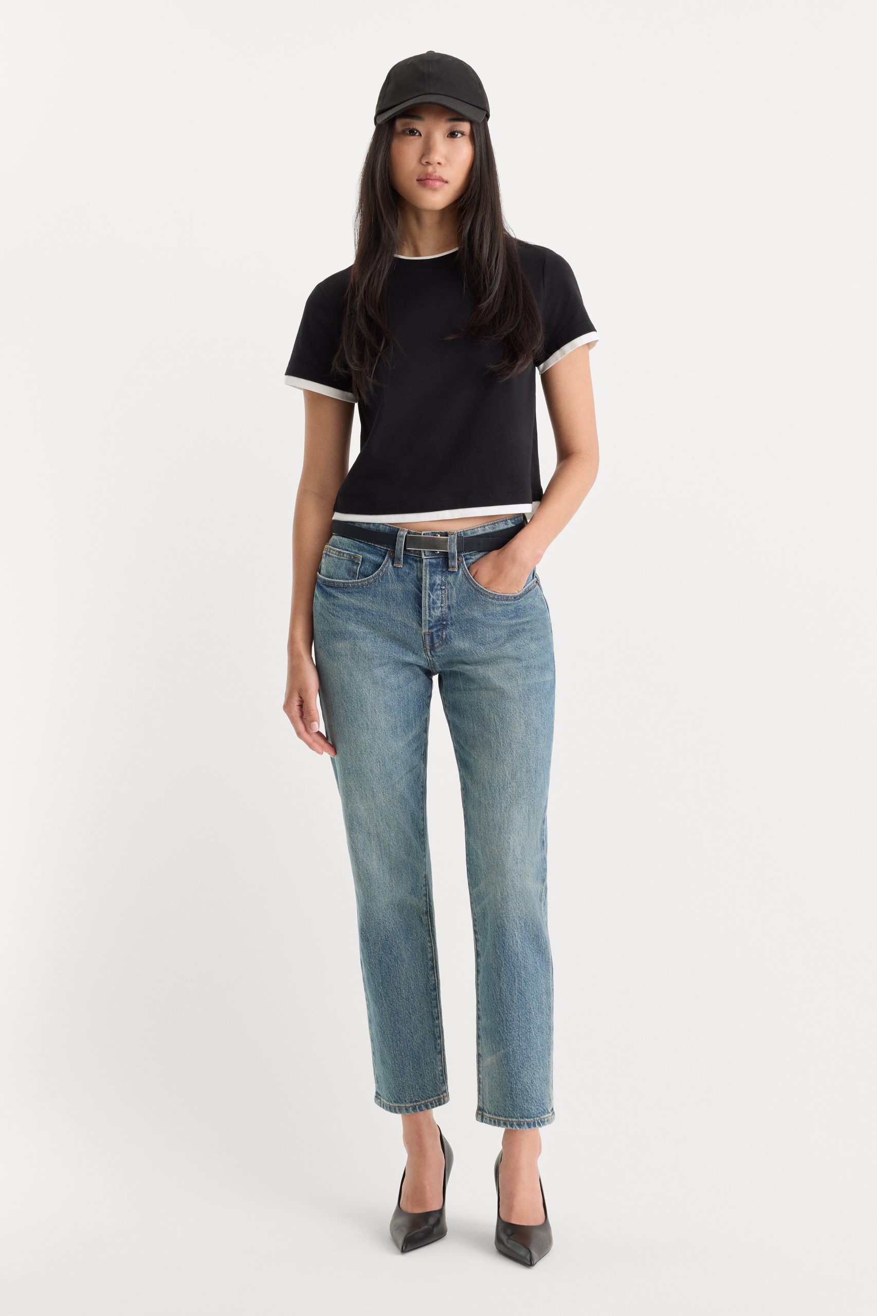 THE LAYERED TEE | BLACK - Image 6