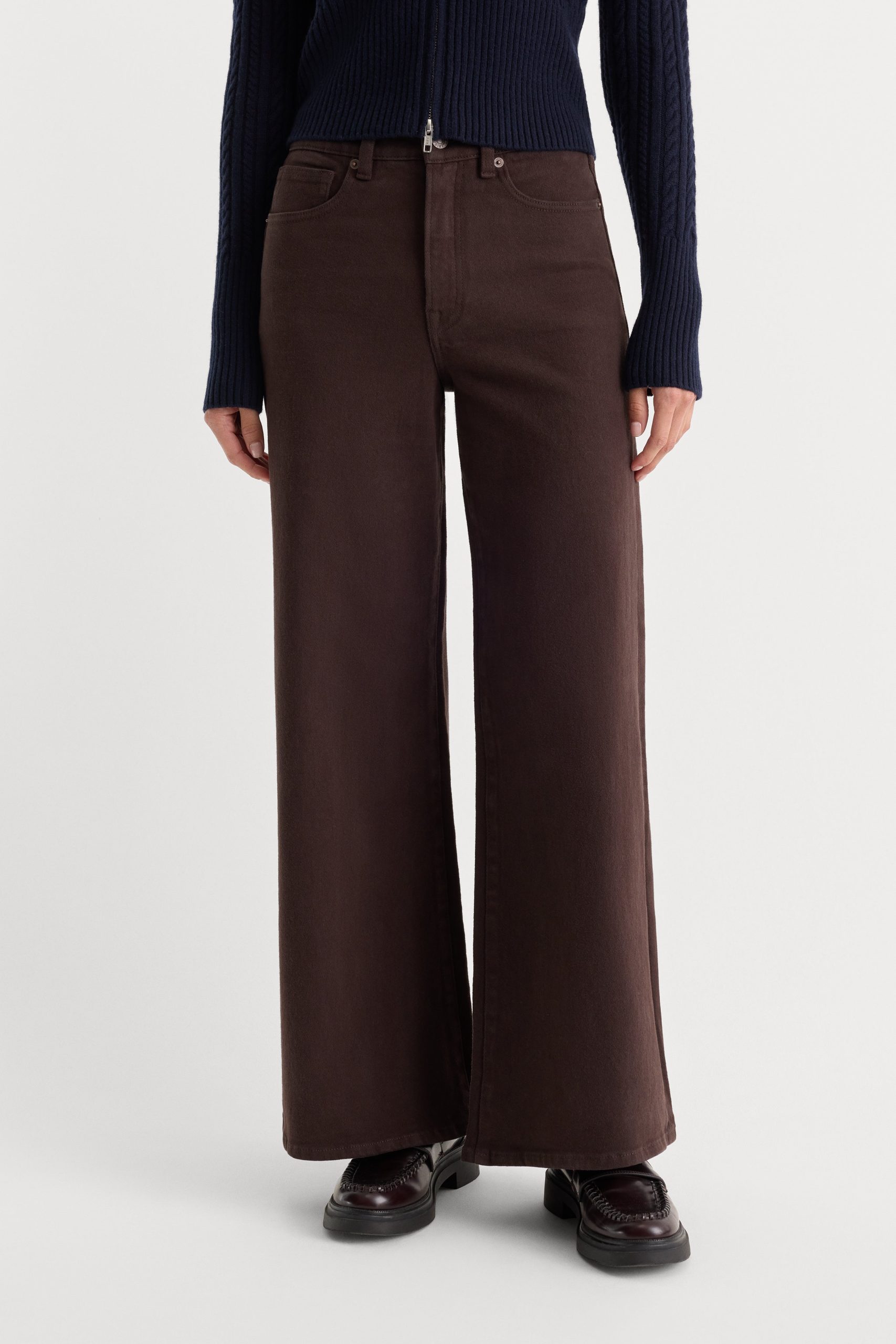 GOOD WAIST PALAZZO ANKLE JEANS | ESPRESSO - Image 2