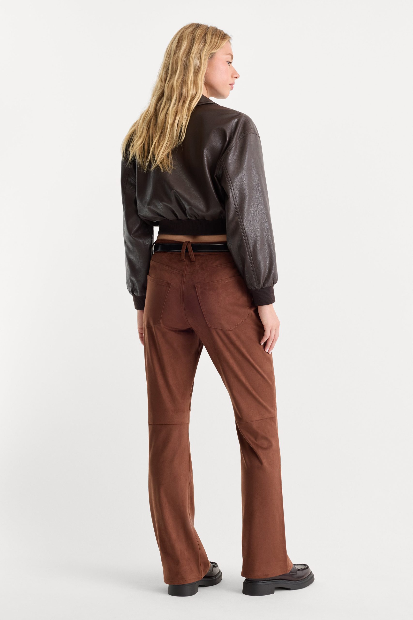 BETTER THAN SUEDE GOOD CLASSIC BOOTCUT PANT | CAFE CLAY - Image 4