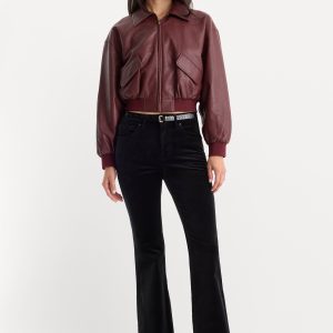 VELVET GOOD LEGS FLARE PANT | BLACK