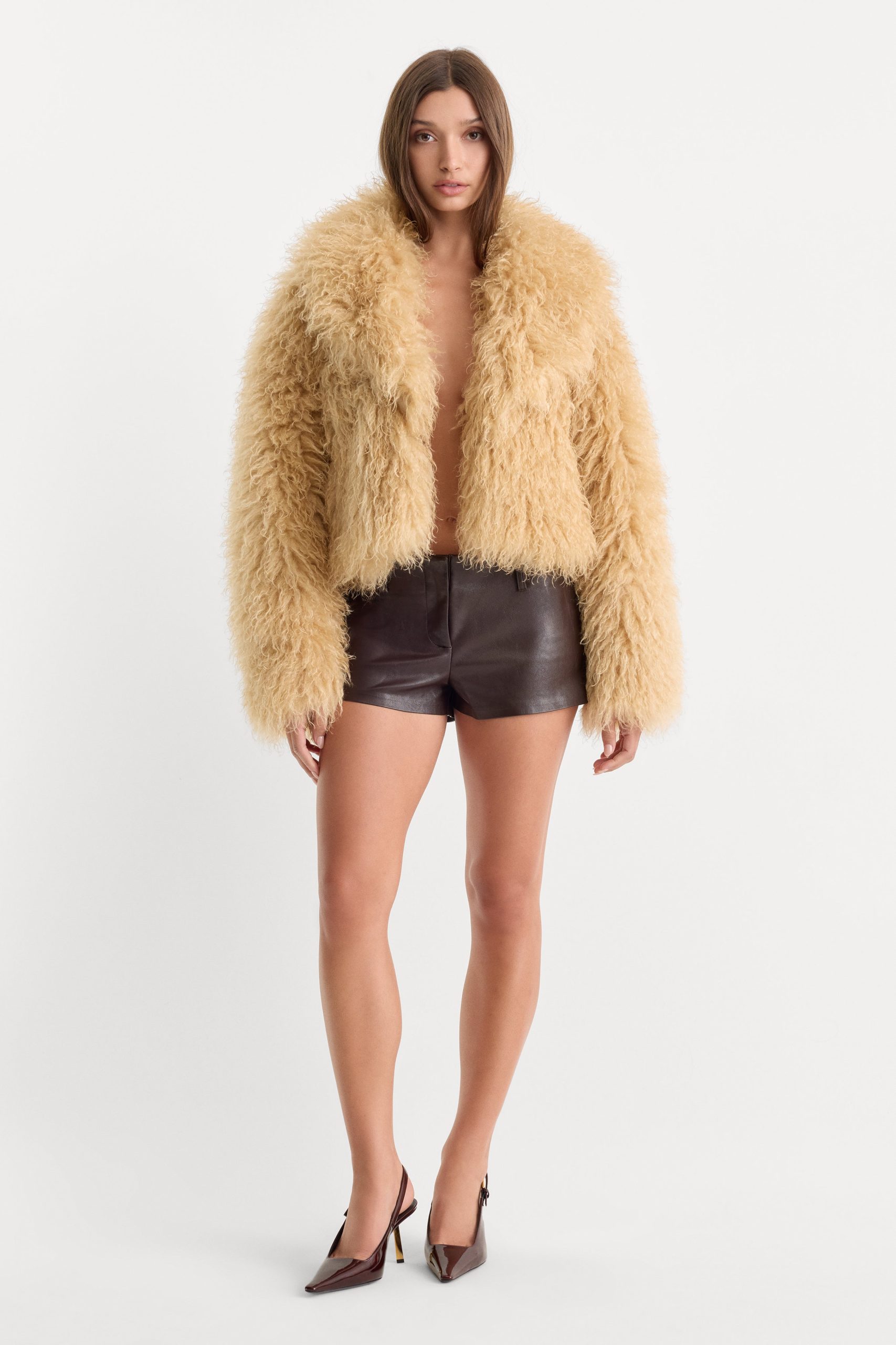 THE FAUX FUR COAT | SAND - Image 4