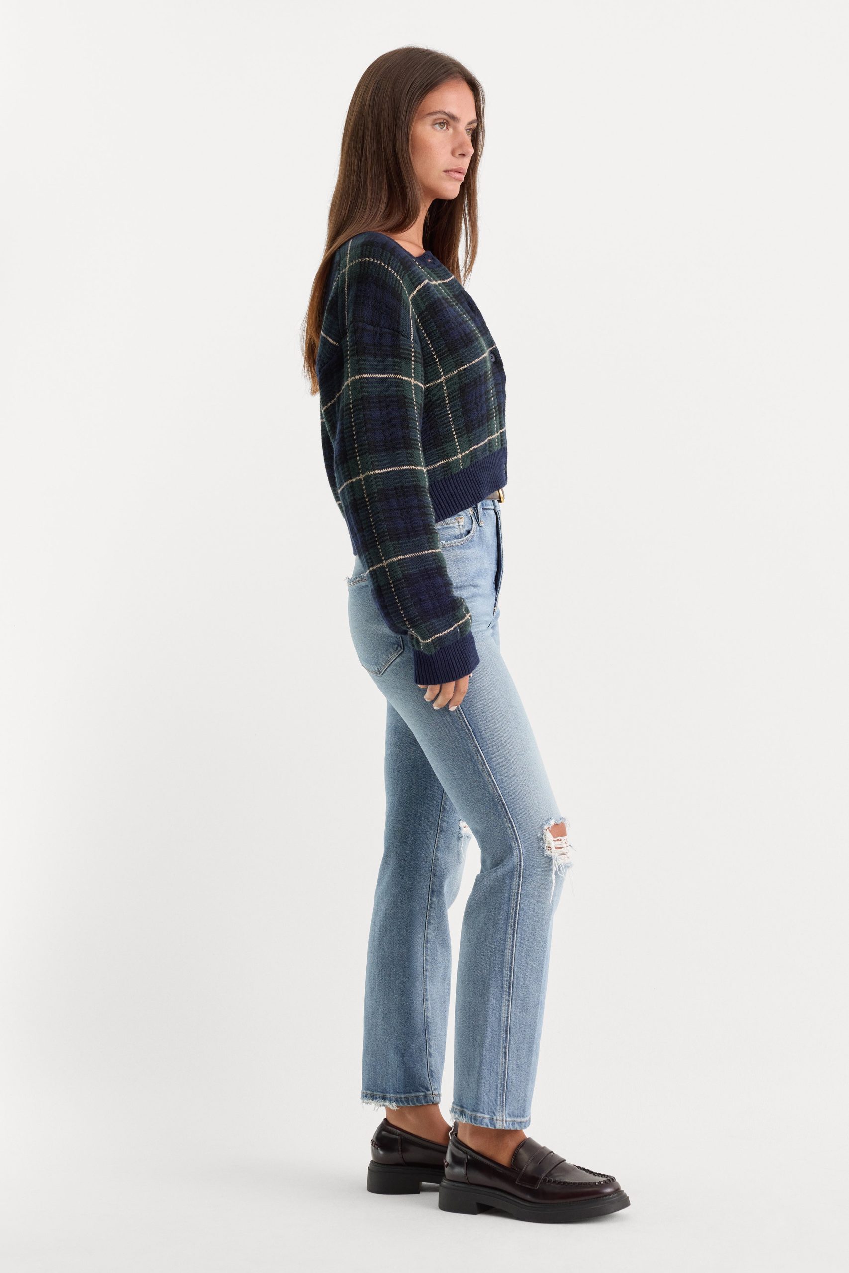 SOFT TECH GOOD CURVE STRAIGHT JEANS | INDIGO1072 - Image 3