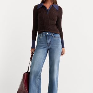 ALWAYS FITS SLIM PALAZZO JEANS | TAWNY