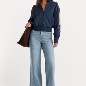 GOOD WAIST PALAZZO JEANS | INDIGO1154