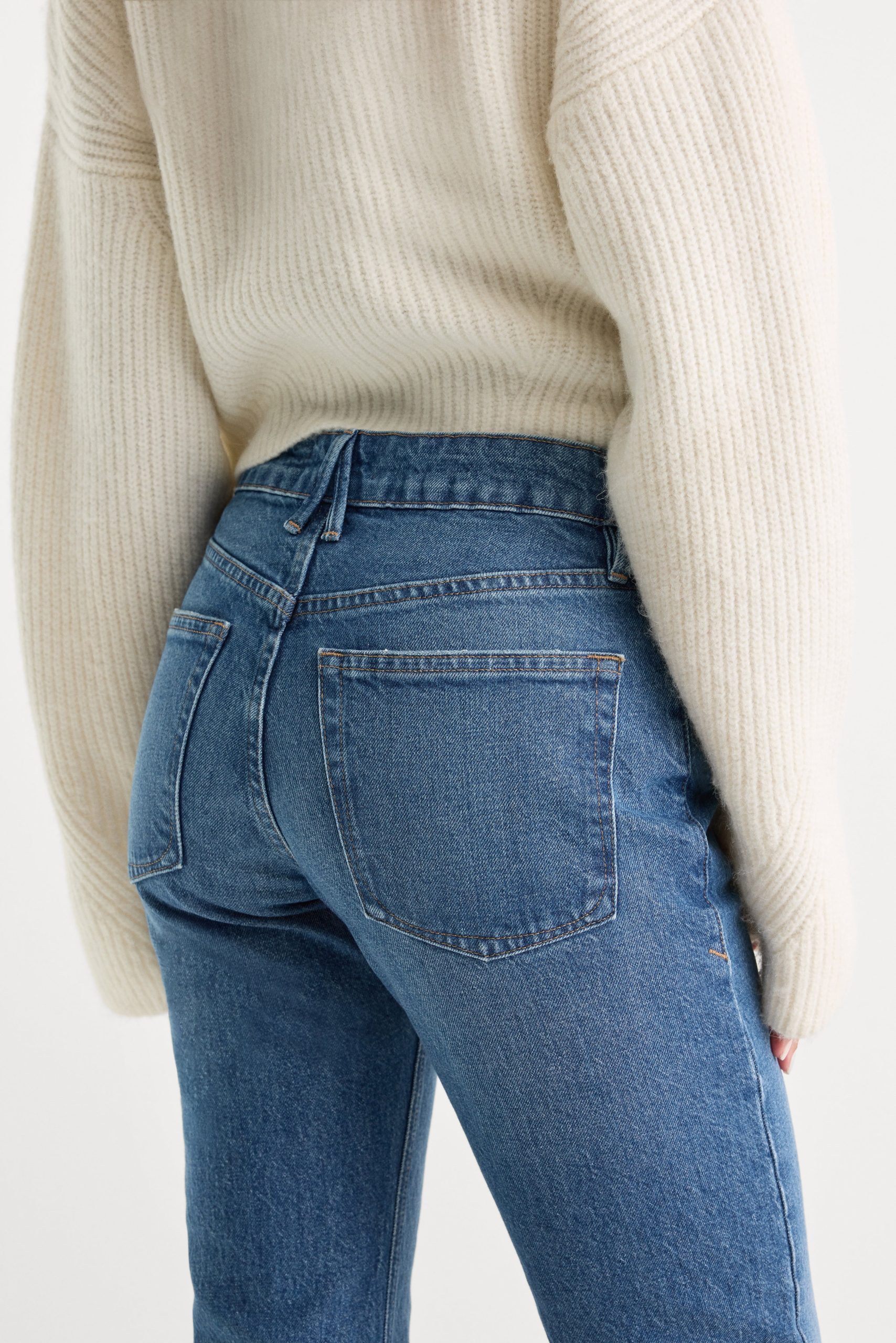 VINTAGE STRAIGHT ANKLE JEANS | INDIGO1222 - Image 6