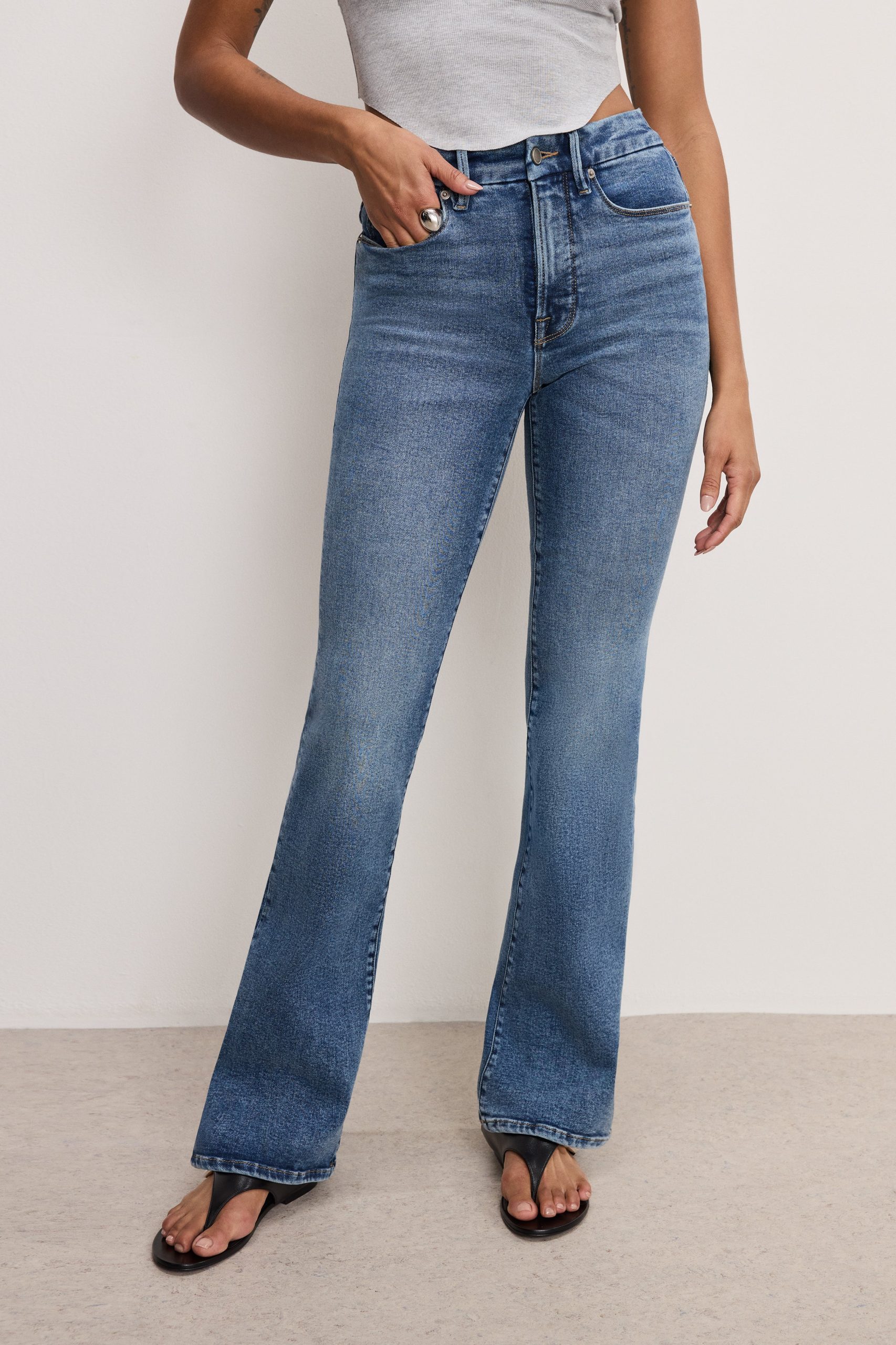 COMPRESSION GOOD CLASSIC BOOTCUT JEANS | INDIGO254 - Image 3