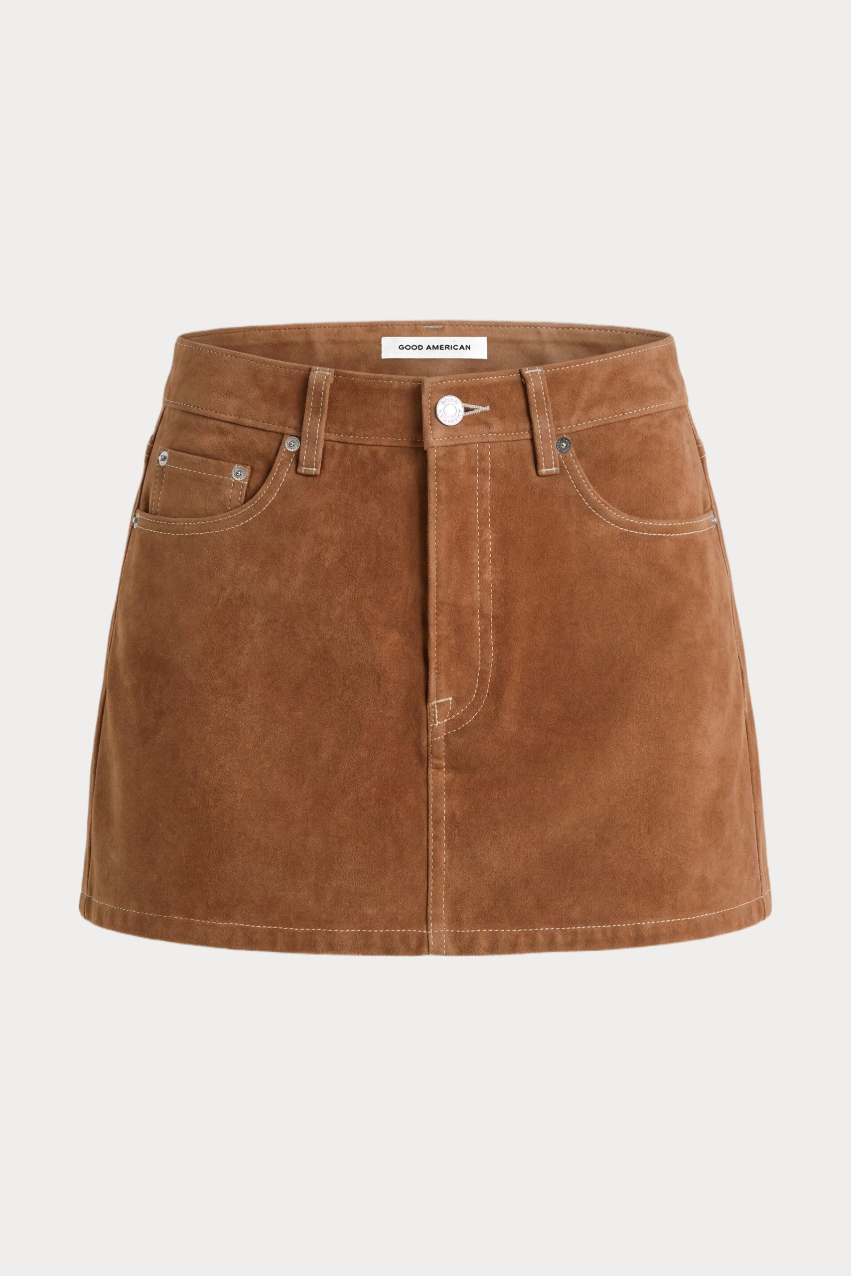 THE BETTER THAN SUEDE MINI SKIRT | CAFE CLAY - Image 6