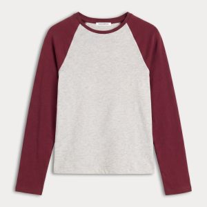 THE LONG SLEEVE RAGLAN TEE | VINTAGE GREY