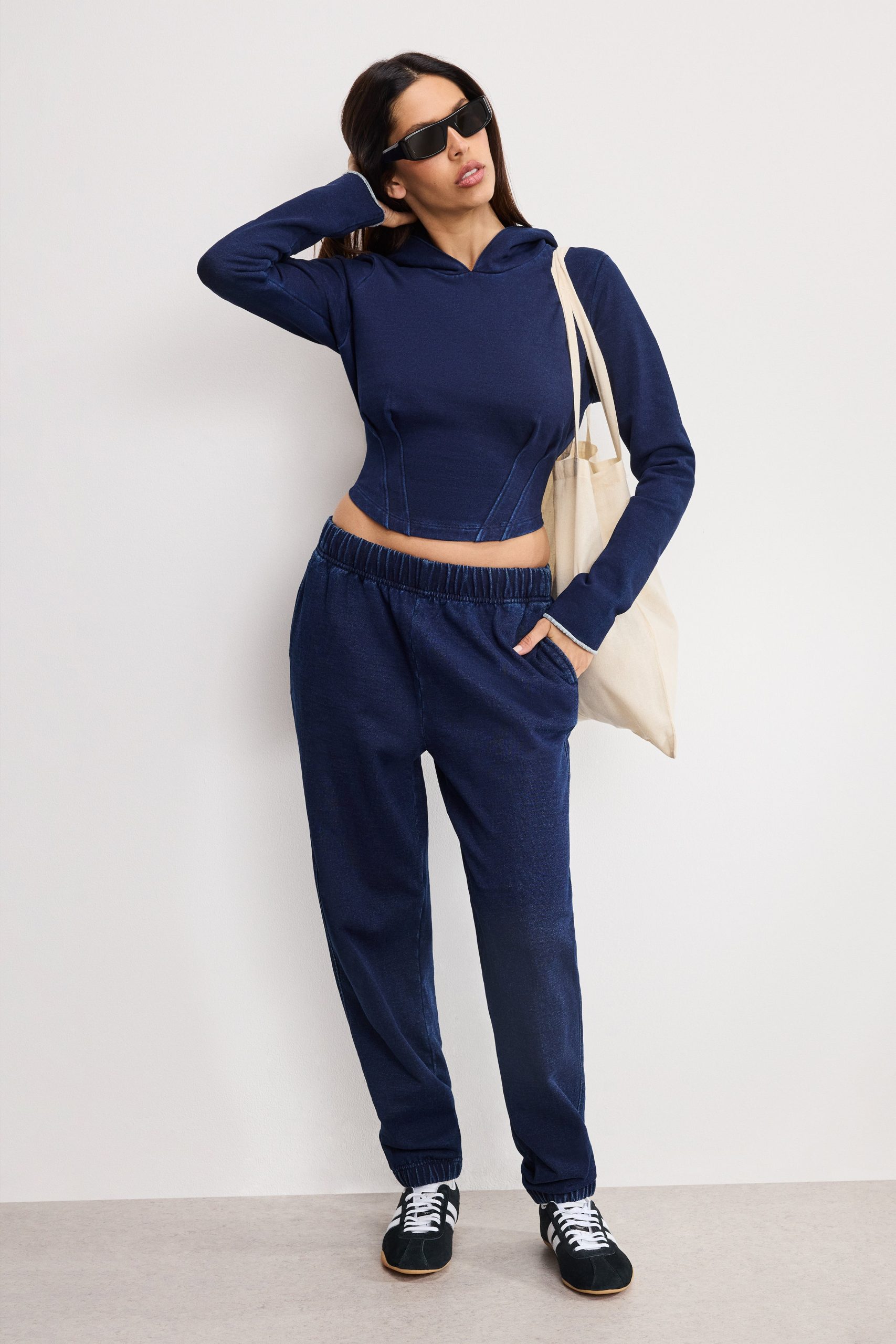 JEANIUS BOYFRIEND SWEATPANTS | INDIGO1029 - Image 4