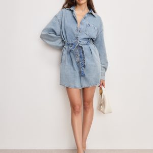 WEIGHTLESS DENIM ROMPER | INDIGO793