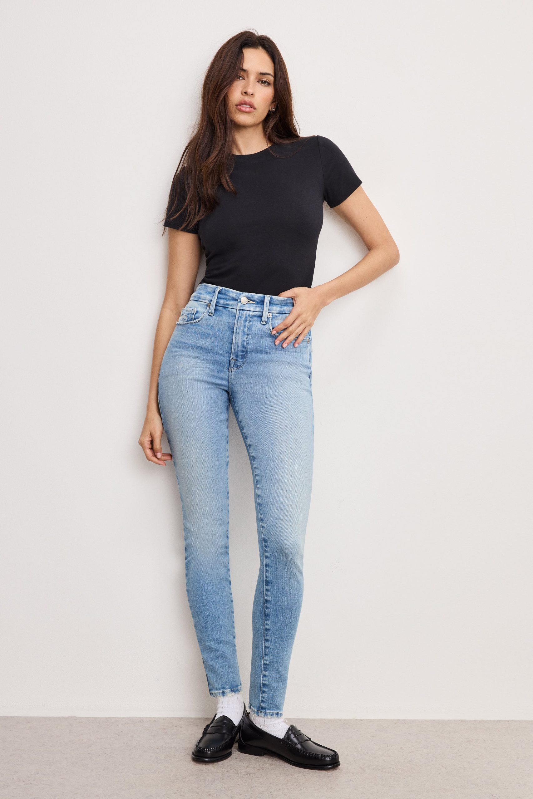 SOFT TECH GOOD LEGS SKINNY JEANS | INDIGO799 - Image 3